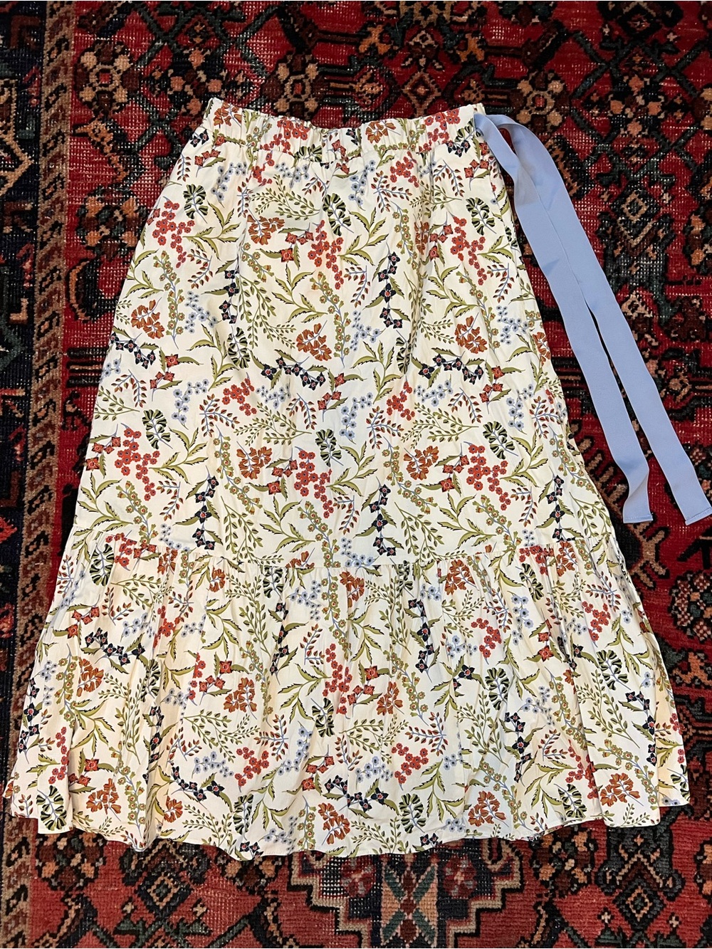 Spartina 449 Floral Midi Skirt